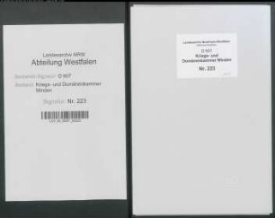 Bestallung der Fußknechte des Amts Vlotho (Akten der kurbrandenburgischen Regierung in Ravensberg)