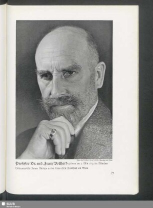 Professor Dr. med. Franz Vollhard