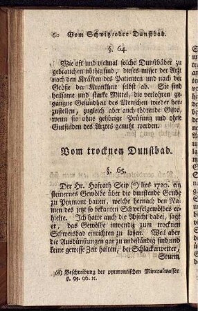 Vom trocknen Dunstbad.