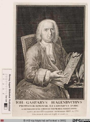 Bildnis Johann Caspar Hagenbuch