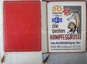 Grußmappe an den DFD