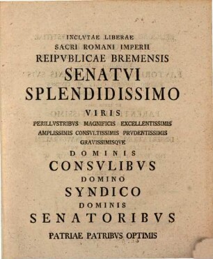 De separatione liberorum, eiusque fundamento, communione bonorum secundum iura statutaria Bremensia specimen inaugurale