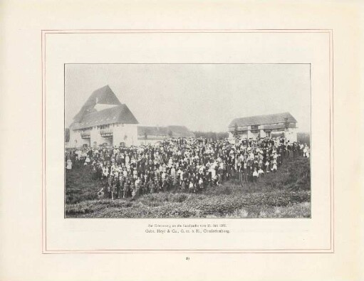 Zur Erinnerung an die Landpartie vom 29. Juli 1905. Gebr. Heyl & Co., G. m. b. H., Charlottenburg
