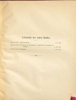 Repertorium zu den Acta und Nova Acta der Kaiserlichen Leopoldino-carolinischen Akademie, 1. Acta Bd. I - X und Nova Acta Bd. I - VIII