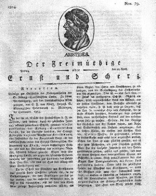 Nro. 79., Freitag den 20. April