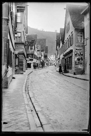 Blaubeuren. Marktgasse. Straßenbild