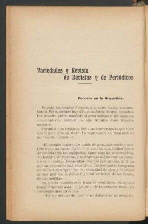 Ferrero en la Argentina.