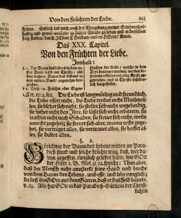 223-231, XXX: Capitel