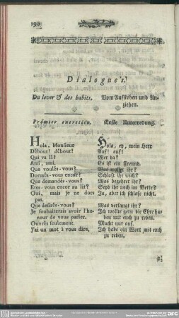 Dialogues
