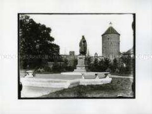 Das Denkmal Kaiser Karls IV. in Tangermünde