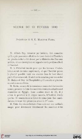 Séance du 13 février 1880