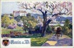 Grein/Donau, Postkarte des Deutschen Schulvereins Nr.290
