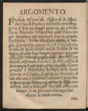 Argomento