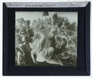 unbekannt, Himmelfahrt Christi : Detail, untere Bildhälfte