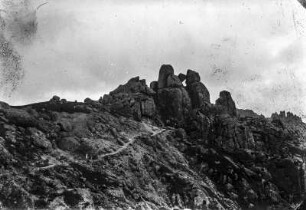 Felsformation : Felsformation im Lao Shan-Gebirge