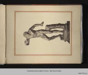 Album mit Veduten aus Florenz : Vedute mit Tanzendem Faun, Uffizien