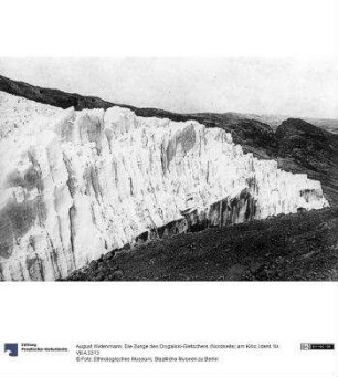 Die Zunge des Drygalski-Gletschers (Nordseite) am Kibo