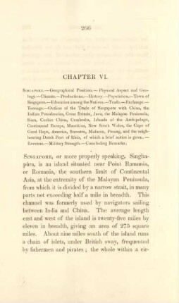 Chapter VI. Singapore. - ...