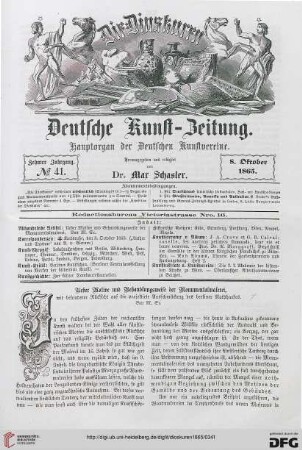 Nr. 41 (8. Oktober 1865)