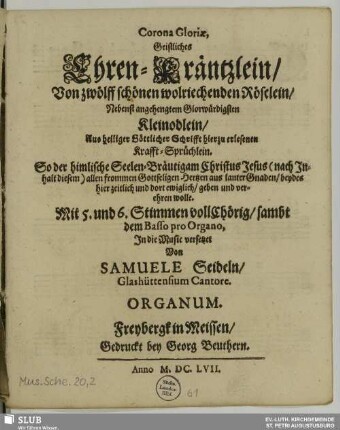 Band VII. = Organum.