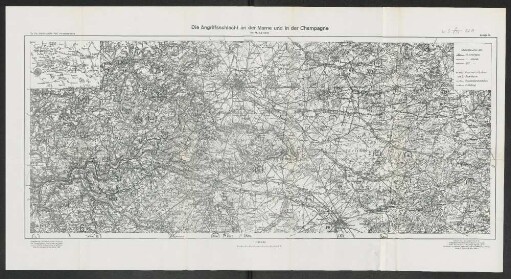 Beilage 22. Die Angriffsschlacht an der Marne und in der Champagne.