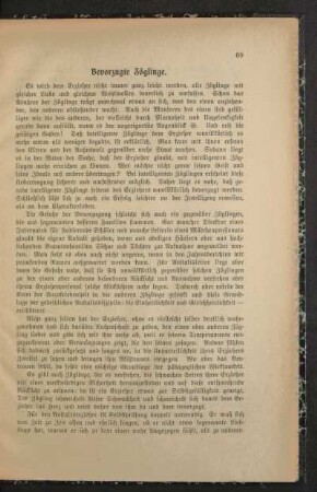 Bevorzugte Zöglinge