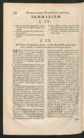 Caput III. De tacita conditionum, seu qualitatum repetitione, de una institutione, in Aliam.