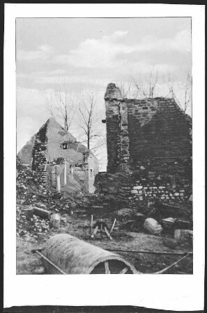 Juvincourt. Hausruine