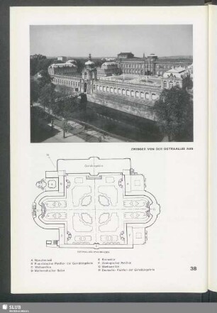 Zwinger von der Ostraallee aus