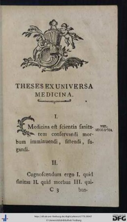 Theses Ex Universa Medicina.