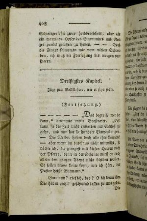 Dreißigstes Kapitel. Züge zum Volkslehrer, wie er seyn sollte.
