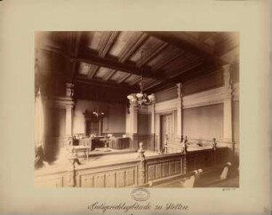 Amtsgericht, Stettin: Gerichtssaal