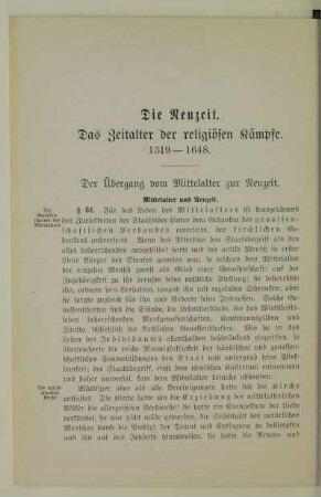 Das Zeitalter der religiösen Kämpfe, 1519-1648