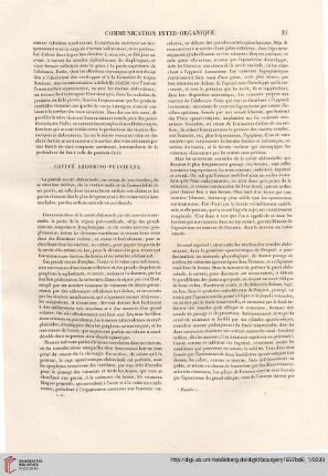 Anatomie de communication inter-organique