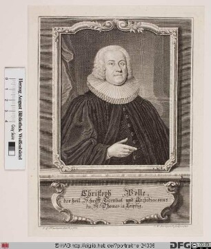Bildnis Christoph Wolle