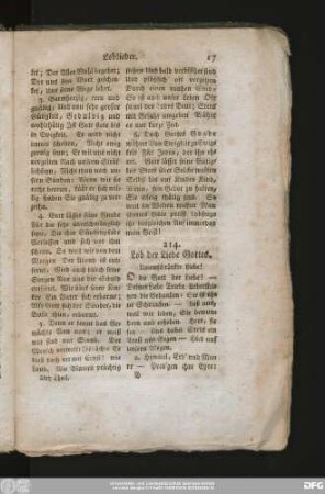 214. Lob der Liebe Gottes.