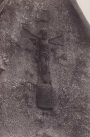 Gem. Trulben. Kapelle St. Wendelinus. Das Kruzifix ist Oberteil eines Kruzifixes bei Trulben