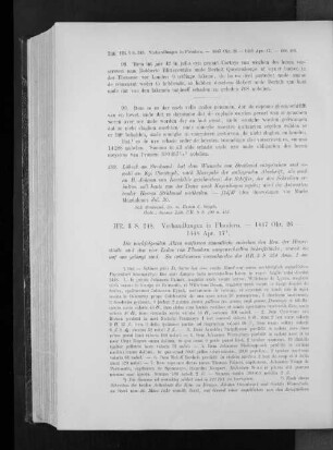 Verhandlungen in Flandern. 1447 Okt. 26 - 1448 Apr. 17.