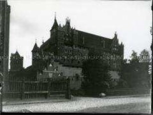 Außenansicht des Hochschlosses der Marienburg