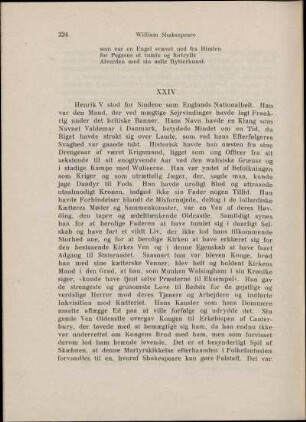 Henrik IV's Anden Del. Gamle og nye Skikkelser deri. Enkeltheder Henrik V, Nationaldramaet. Fædrelandskærlighed og Fædrelanderi. Drøm om et Storbritannien