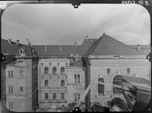Dresden-Neustadt, Hospitalstraße 7. Ehem. Amtsgericht (1892-1894; M. I. Krause, K. L. F. Schmidt). Rückseite (Teilansicht)