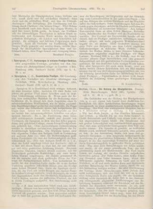 547-548 [Rezension] Spurgeon, C. H., Vorlesungen in meinem Prediger-Seminar, oder ausgewählte Vorträge, gehalten vor den Studenten des ‚Metropolitan-College‘ zu London. 2 Bde