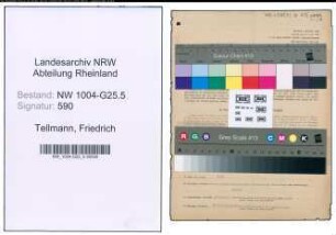 Entnazifizierung Friedrich Tellmann , geb. 28.04.1881 (Baeckermeister)