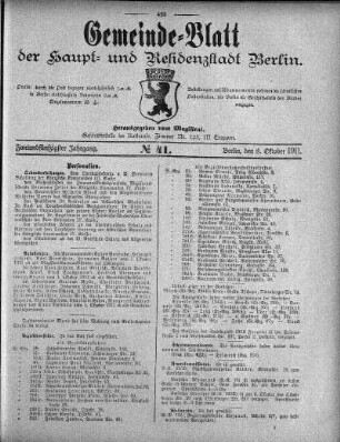 1911,41: No. 41, 8. Oktober 1911