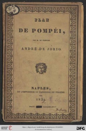 Plan de Pompéi