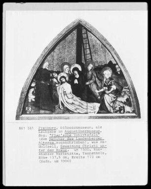 Beweinung Christi unter dem Kreuz (sogenannte Flar'sche Votivtafel)