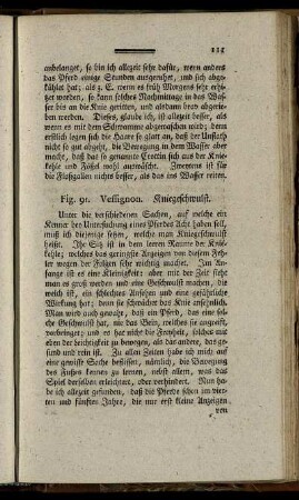 Fig. 91. Vessignon. Kniegeschwulst. - Fig. 119. Fied comble. Vollhüftiger Fuß.
