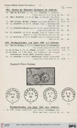 Deutsch-Neu-Guinea (Nr. 106-139)