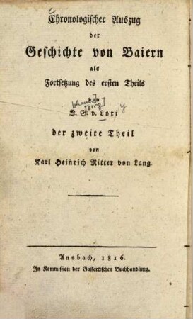 Baierische Jahrbücher von 1179 - 1294 : aus den Urkunden des Reichs-Archivs gefertigt