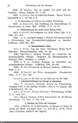 11. Wiedereroberung des Landes durch Herzog Ulrich